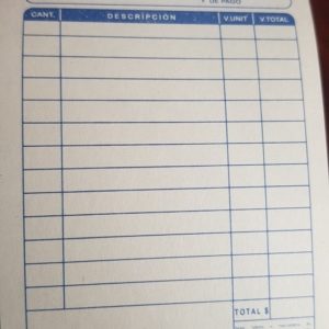 8757 - NOTA DE VENTA