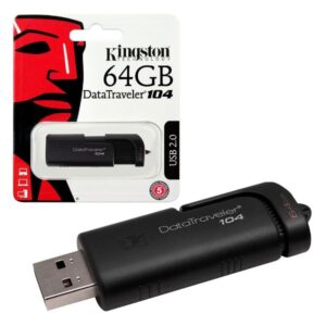 11424 - FLASH KINGSTON 64GB DT104 NEGRO