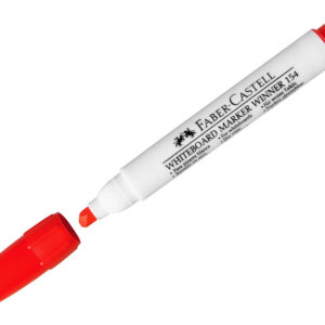 12566 -MARCADOR TIZA LIQ FABER CASTELL 154 ROJO