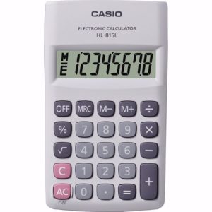 1543 - CALCULADORA CASIO 815 BLANCA