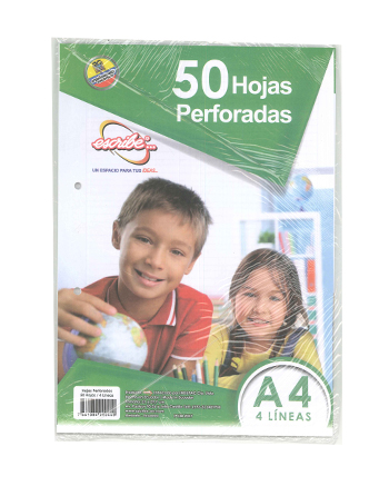 1557 - PAPEL PERFORADO INEN 4L 50 1557 - PAPEL PERFORADO INEN 4L 50