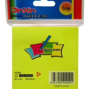 1780 - NOTITAS JINXIN 76X76 AMARILLA