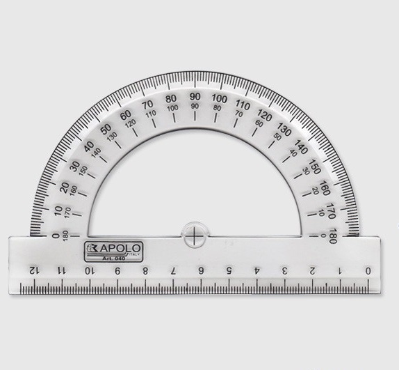 6743 - GRADUADOR APOLO 180 12CM GR 6743 - GRADUADOR APOLO 180 12CM GR