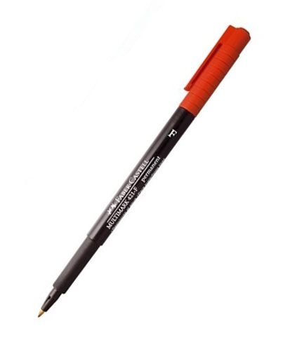 7697 - MARCADOR FABER CASTELL 421F ROJO 7697 - MARCADOR FABER CASTELL 421F ROJO