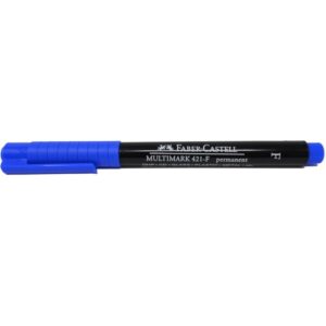 7698 - MARCADOR FABER CASTELL 421F AZUL