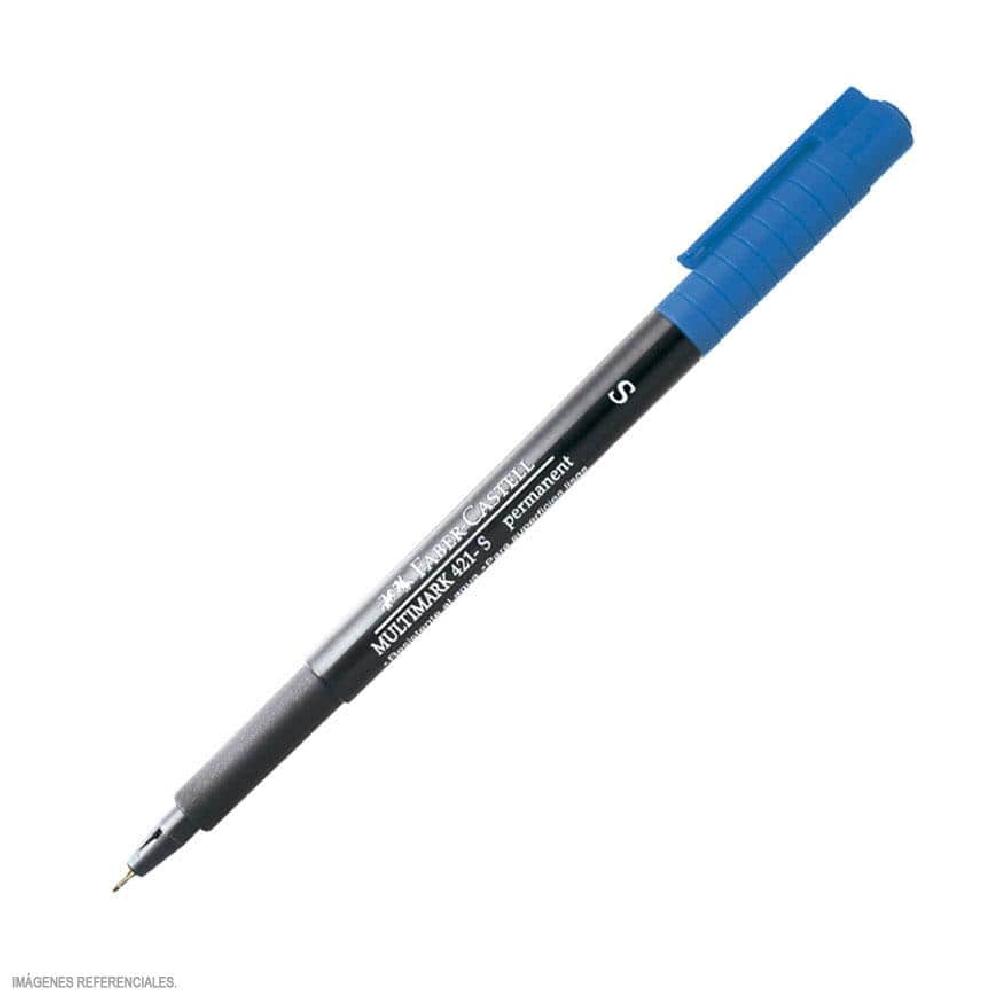 7700 - MARCADOR FABER CASTELL 421S AZUL 7700 - MARCADOR FABER CASTELL 421S AZUL