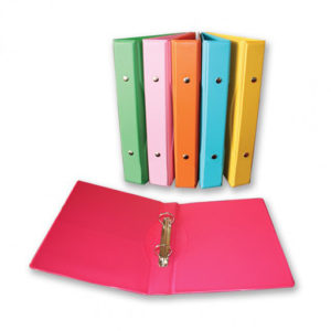 6513 - CARPETA 2 ANILLOS CUAD ROSADA