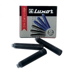 7968 - TINTA ESTILOGRAFO LUXOR 6 NEGRO