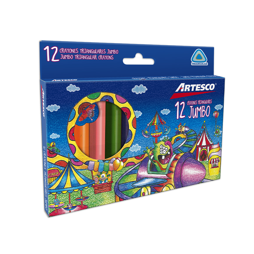 8181 - CRAYON ARTESCO 12 TRIPLUS JUMBO 8181 - CRAYON ARTESCO 12 TRIPLUS JUMBO
