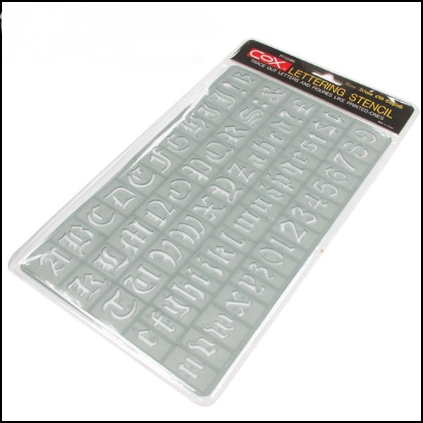 9744 - PLANTILLA COX P1596 ABECEDARIO 9744 - PLANTILLA COX P1596 ABECEDARIO